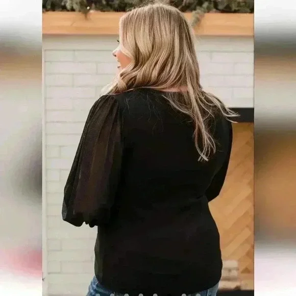 Joie Long Sleeved Smocked Top - Picture 5 of 6